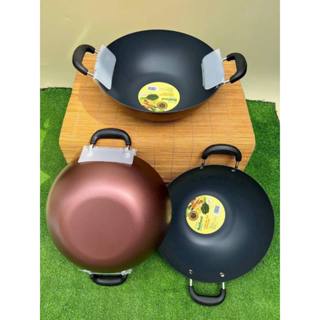 CHẢO THÉP CHỐNG DÍNH 30CM - HÀNG KM NUTIFOOD 32Cm