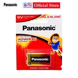Pin 9V Panasonic Alkaline 6LR61T Cao Cấp Dung Lượng Cao - Hàng Chính Hãng
