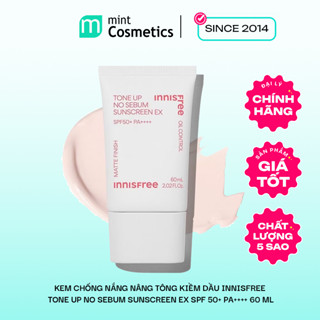 Kem Chống Nắng Innisfree Tone Up No Sebum Sunscreen EX SPF50+ PA++++ 60ml