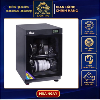 Tủ Chống Ầm Máy Ảnh ABMCDC AS-35, Tủ Chống Ẩm 35L Cửa Kính 2 Lớp,Tự Động Điều Khiển Độ Ẩm