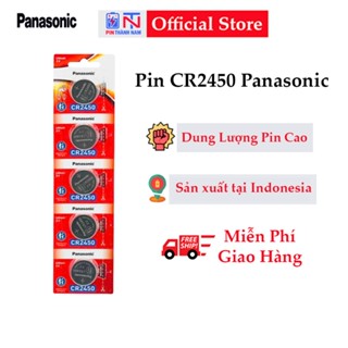 Pin CR2450 Panasonic 3V Vỉ 5 Viên Chính Hãng