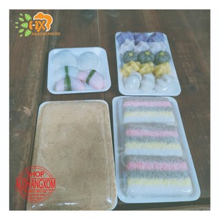 bánh gạo  hàn quốc 5 màu  (  giống bánh bò việt nam ) ( hàng đặt trước ) ( trước khi mua mấy chat voi shop mẫu nào ko )