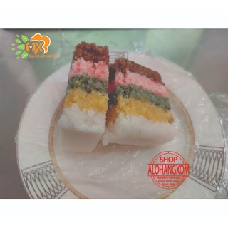 bánh gạo  hàn quốc 5 màu  (  giống bánh bò việt nam ) ( hàng đặt trước ) ( trước khi mua mấy chat voi shop mẫu nào ko )