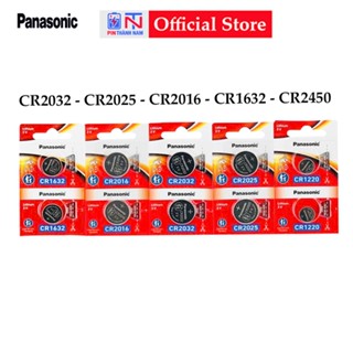 2 Viên Pin Panasonic CR2032 / CR2025 / CR2016 / CR1632 / CR1620 / CR1220 / CR2450 Chính Hãng