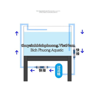 VAN KHÓA ĐÔI NỐI ỐNG - DOUBLE TAB MARINE FI12 FI16 FI20 KẾT NỐI KHÓA DÒNG CHO LỌC THÙNG THỦY SINH