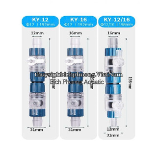 VAN KHÓA ĐÔI NỐI ỐNG - DOUBLE TAB MARINE FI12 FI16 FI20 KẾT NỐI KHÓA DÒNG CHO LỌC THÙNG THỦY SINH