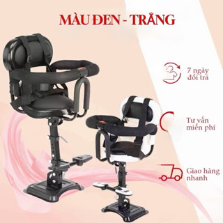 Ghế Ngồi Xe Máy Cho Bé - Ghế Trước Đi Xe Ga, Xe Đạp Điện Có Vòng Bảo Vệ, An Toàn Cho Trẻ Lead Vision Vespa SH