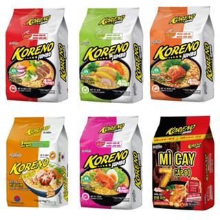 MÌ KORENO JUMBO 1KG GÀ/ TÔM/ BÒ CAY/ KIM CHI/ NẤM/ MÌ CAY 7 CẤP ĐỘ KORENO