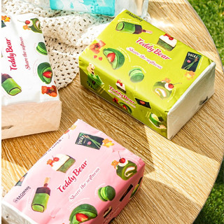 Giấy Ăn 4 Lớp 360 Tờ TEDDY BEAR Essential Softness, Khăn Giấy Rút Lụa Trắng Mịn,Dai Dày Mềm Mịn