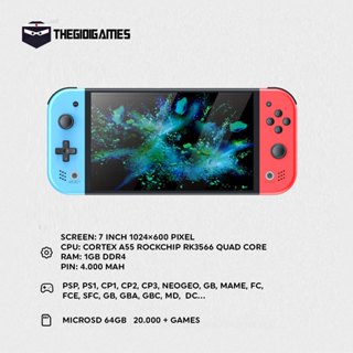 Máy Chơi Game Retro SJGAM M20 Pro – 7 Inch - Thẻ Nhớ 64GB - Hơn 17.000+ Trò Chơi