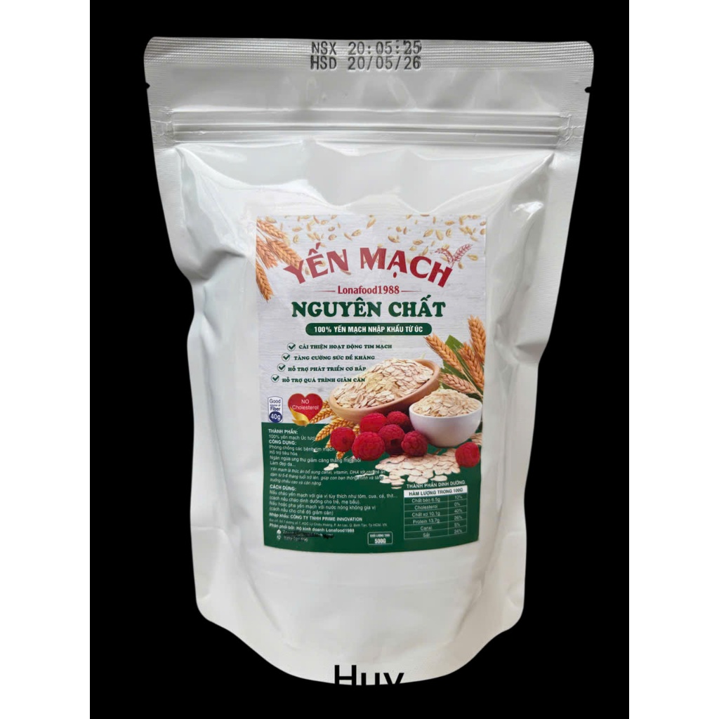 Yến mạch 500g date mới