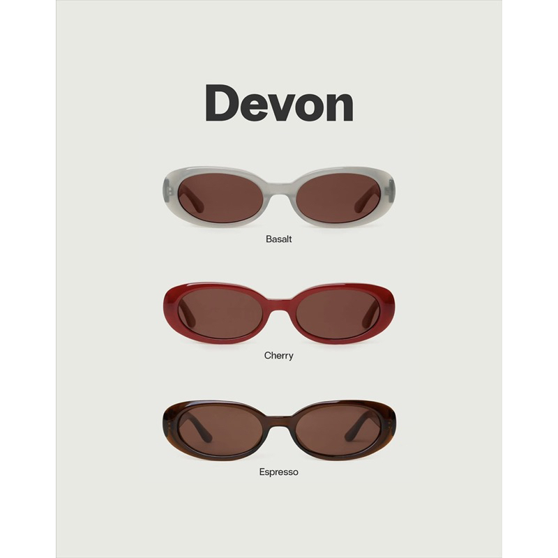 Kính mắt Sunnies Studios Devon màu đen