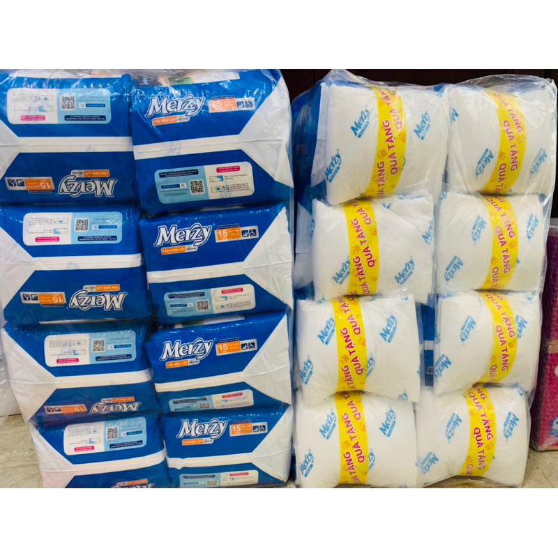 (Sỉ 50 miếng) Tấm lót người già Merzy 60x70 và 45x72cm Honey Phú Đạt #lót phú đạt #lót merzy #lót già