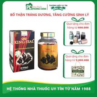 Viên Uống Tăng Cường Sinh Lý Nam King Seal - Bổ Sung Testosteron Và Nội Tiết Tố Nam (Hộp 60 Viên)