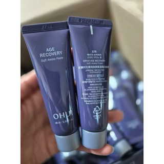 [mẫu mới ] 1 tuýp sữa rửa mặt Ohui tím 45ml dưỡng ẩm chống lão hoá nâng cơ sạch sâu mà không gây khô căng da