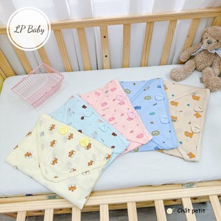 Chăn ủ chất liệu thun lạnh petit mềm mại ,thoáng mát nhiều hình họa tiết cho bé