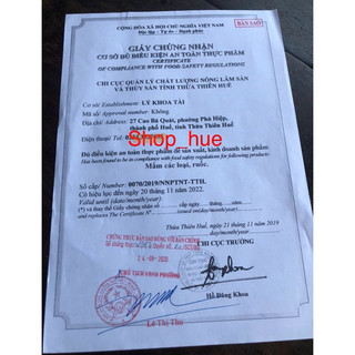 Tôm chua  bỏ đầu combo 10 hủ Bà Duệ
