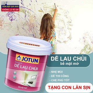  Sơn nước nội thất Cao cấp  Jotun Essence Dễ Lau Chùi  Bề mặt mờ thùng 17 lít 