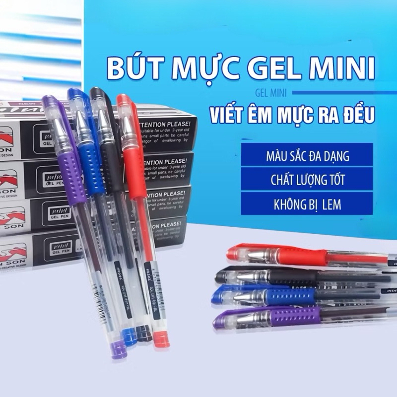 Bút Gel Mini chính hãng, nét bút 0.5mm