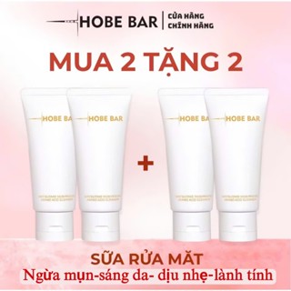 (Mua 2 Tặng 2) Combo 4 Tuýp Sữa Rửa Mặt Hobe Bar 50ml-Chăm sóc da sạch sâu, sáng da, tẩy tế bào chết