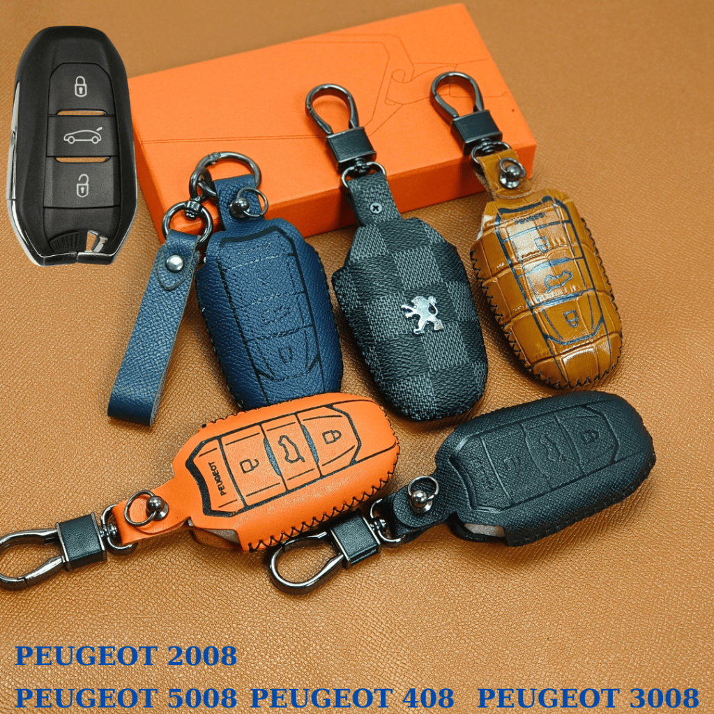Bọc Chìa Khóa Peugeot  2008,Peugeot 3008,Peugeot 5008,Bao Da Chìa Khóa Peugeot 2008,Peugeot 3008,Peu