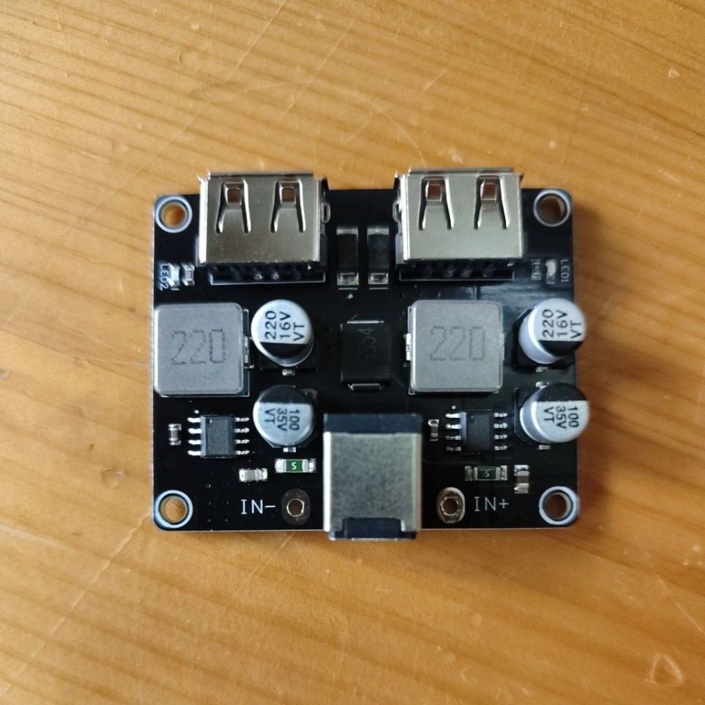 mạch sạc nhanh 12v ra 2 cổng USB