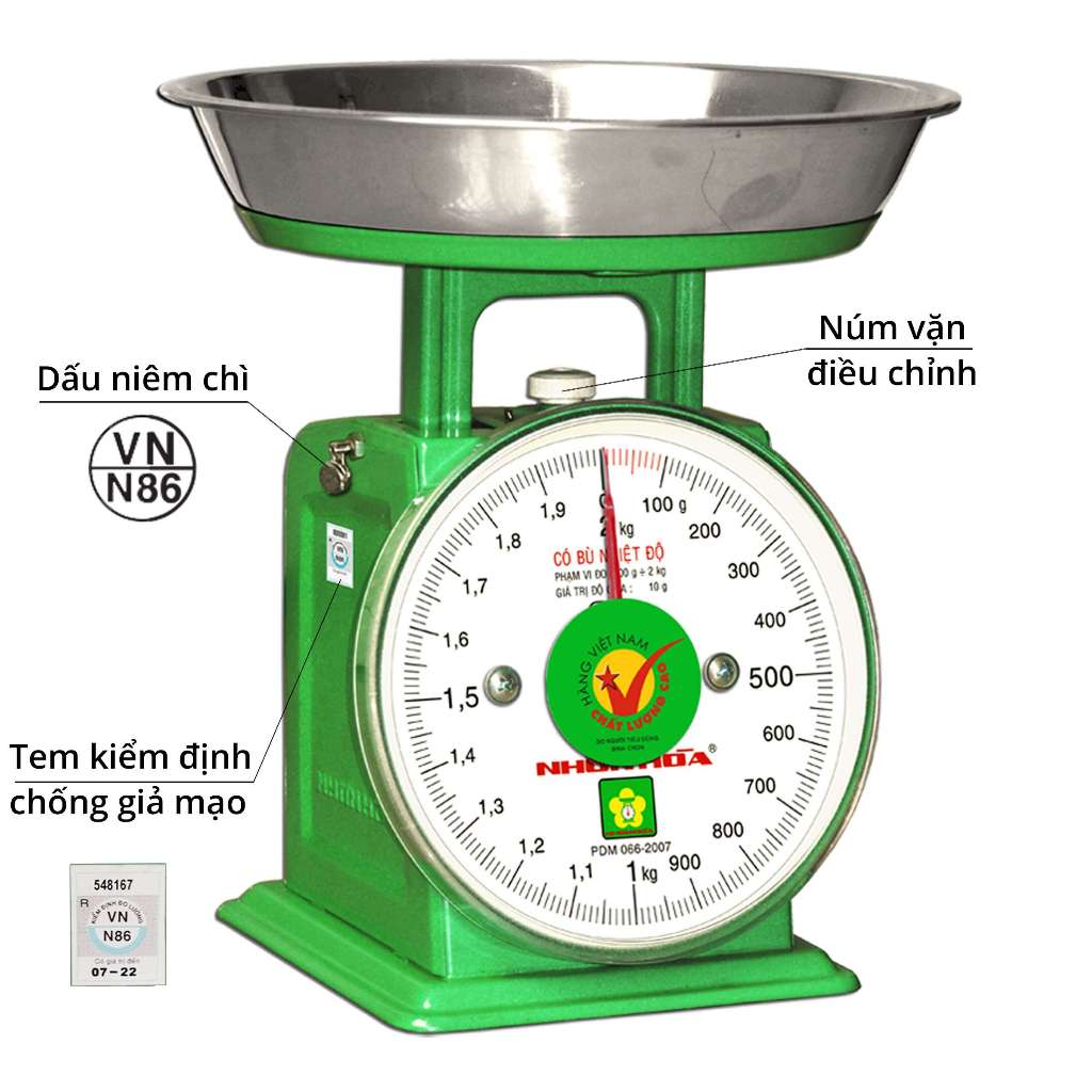 Cân Nhơn Hòa 2KG - 10 KG - 15KG - 20KG - 30KG