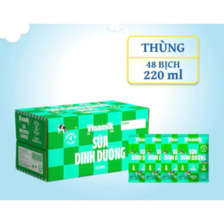 [ Chỉ Giao Hỏa Tốc ] Sữa tươi bịch Vinamilk có đường 220ml x 48 bịch