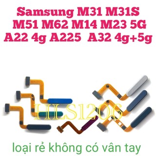 Cáp nguồn nút nguồn samsung M51 M31s M32 M22 4G (không có vân tay)