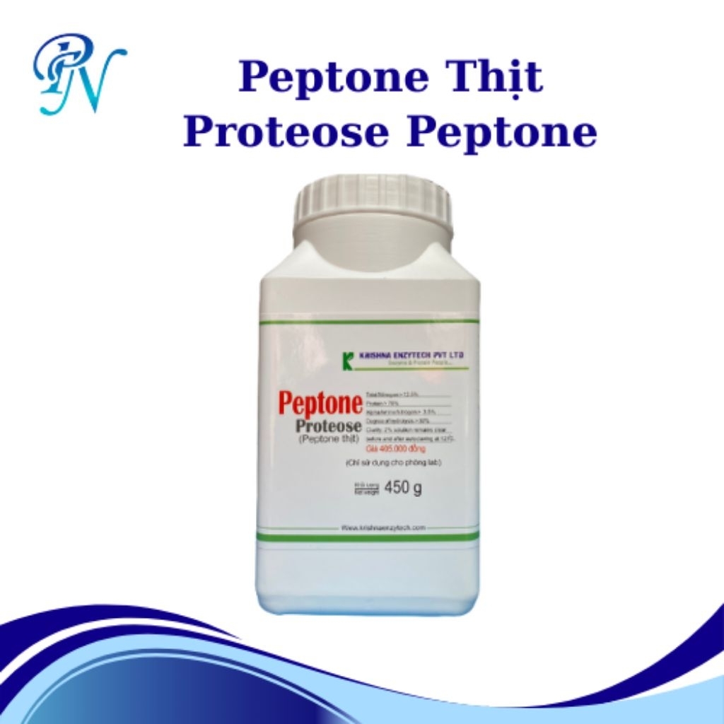 Pepton thịt - Pepton Ấn Độ - Dùng Trong Lên Men, Nuôi Cấy Vi Sinh - Chai 450g
