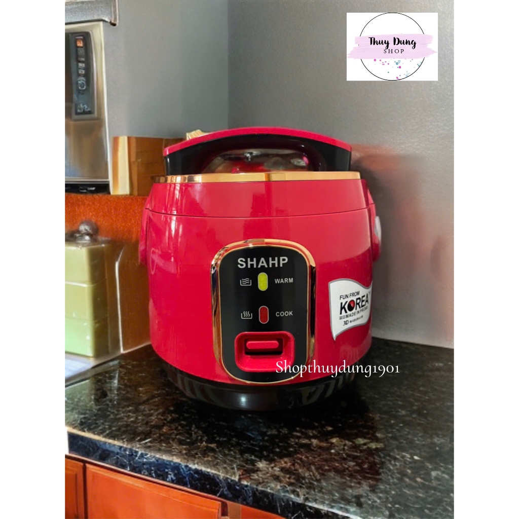 (Tặng vỉ hấp nhựa) Nồi Cơm Điện mini 1L-1.2L-1.8L SHAHP giá rẻ siêu bền chống dính công nghệ USA