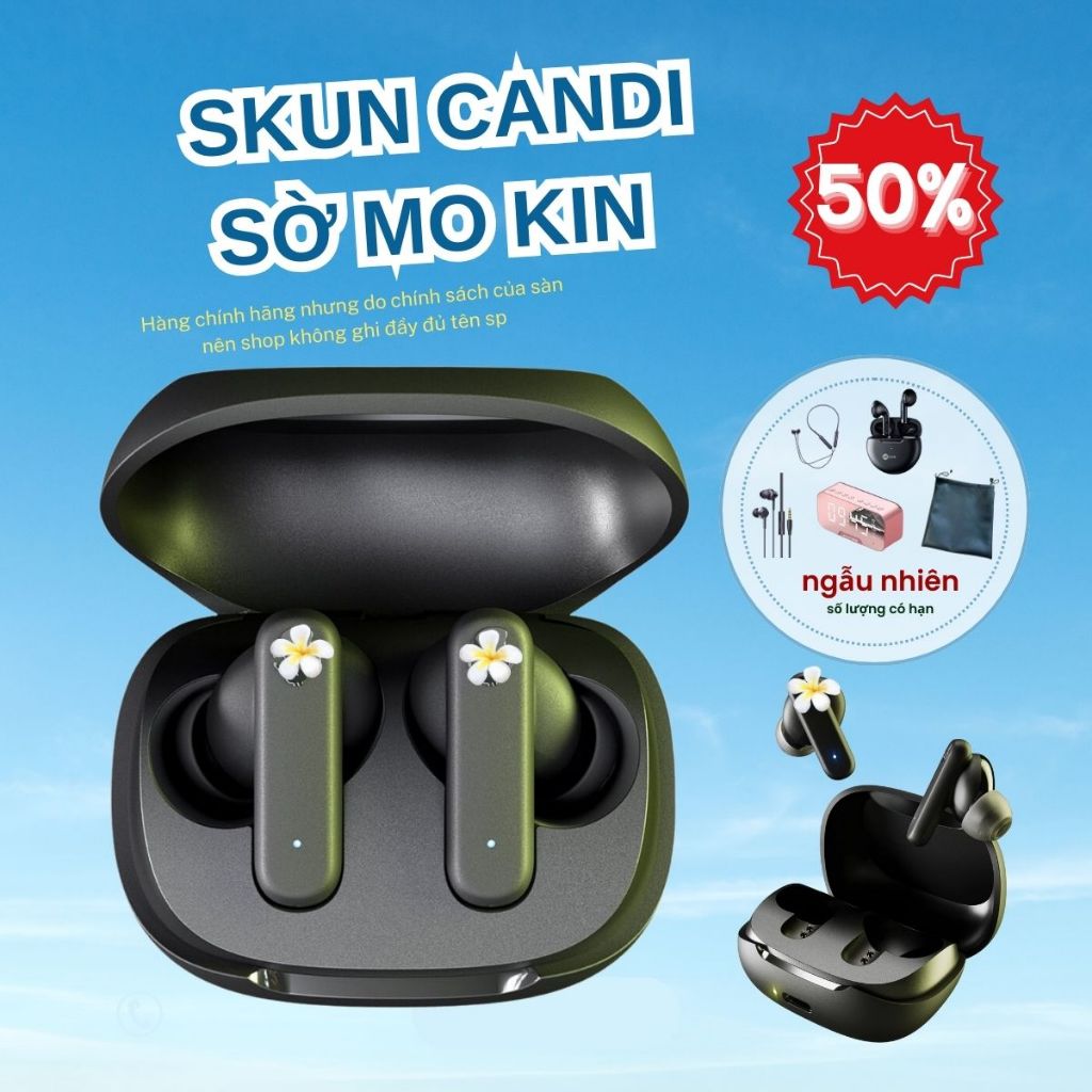 Tai Nghe Ko Dây, Tai Nghe Bluetooth, Tai Nghe Nhét Tai Skuncandi Smâu Kin Buds