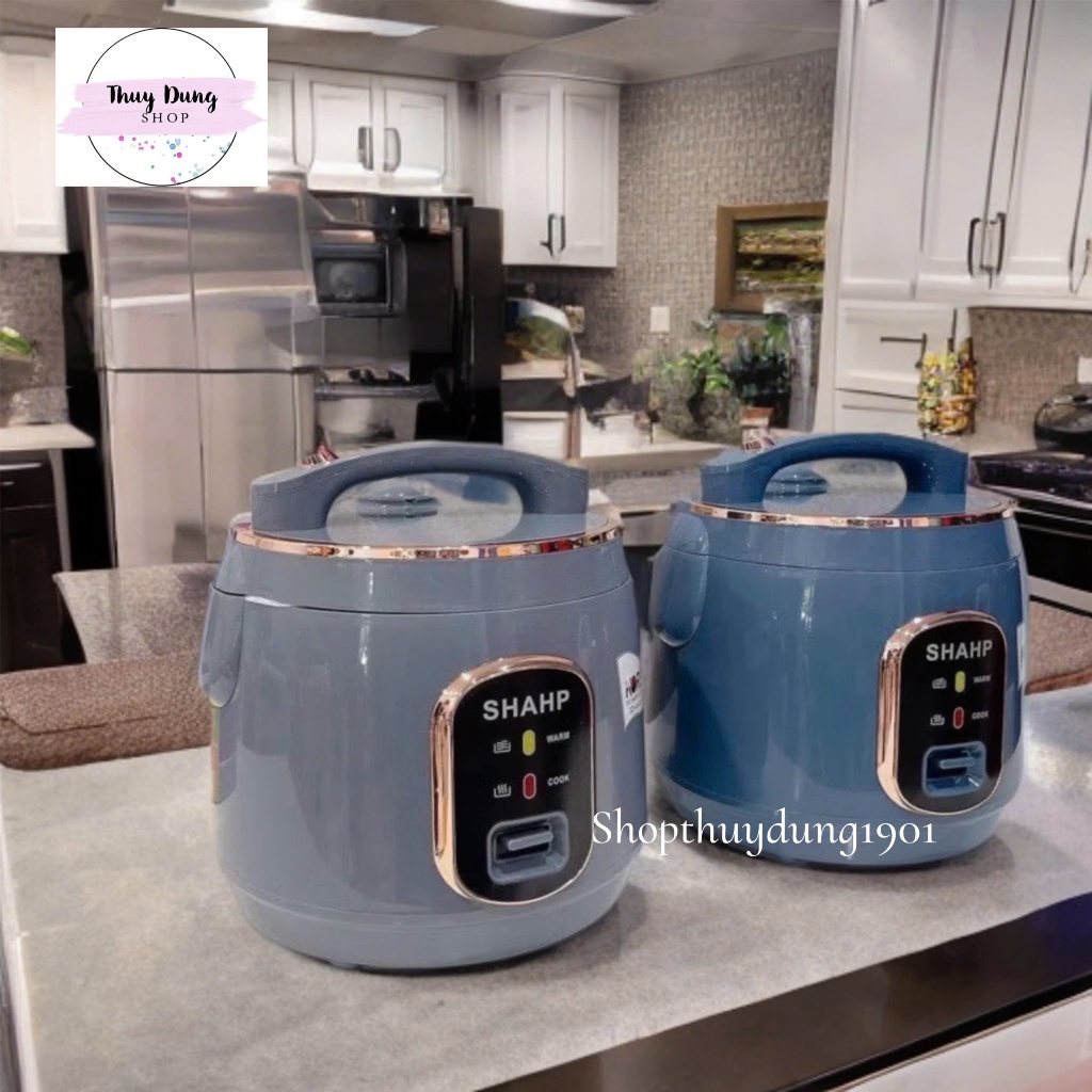 Nồi cơm điện mini Shahp giá rẻ đủ dung tích 1L/1,2L/1,8L/2,2L mẫu mới đẹp, hiện đại. Lòng nồi chống dính nấu cơm ngon