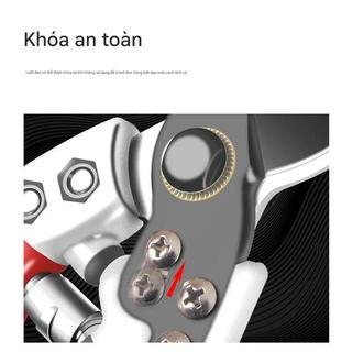 Kéo cắt cành cao cấp lưỡi thép SK5 sắc bén, tay cầm chống trượt, cắt ngọt, bền bỉ, đẹp