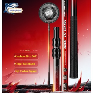 Vợt Cá Câu Đài Carbon Cold Blade, Vợt Câu Cá BENNOU Siêu Cứng Chất Lượng Cao KK10
