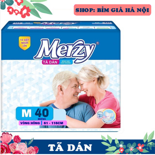 Bỉm người già Merzy M40 XL40 ML40 miếng #Bỉm Merzy #Ánh Dương #Bỉm già Merzy #tã Merzy #tã già Merzy ML20 XL20 #sunmate