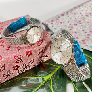 Đồng Hồ Đeo Tay Cặp Đôi Nam Nữ Long.ines 2 Kim Siêu Mỏng Thời Trang Cao Cấp Máy Pin Nhật, 38mm, Mặt Kính Chống Xước