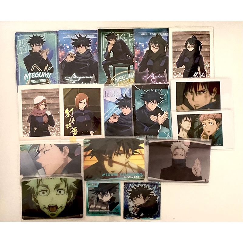 [New Update] Tổng hợp Metal, Pola, Neon card jujutsu kaisen char Megumi, Maki, Nobara