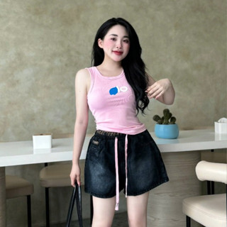 set đồ nữ sang chảnh,set đồ nữ mùa hè,MẪU MỚI NHẤT bộ a,.l.,o mix quần jean cao cấp hot trend FD27