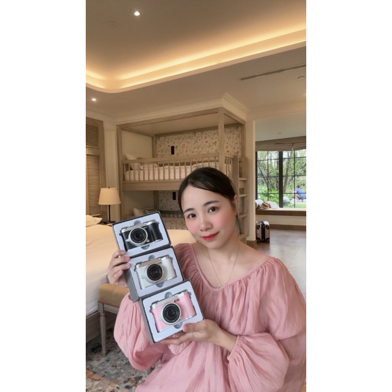 [Máy Ảnh CCD Mini Fullbox Kèm Thẻ nhớ 512GB Full Phụ Kiện