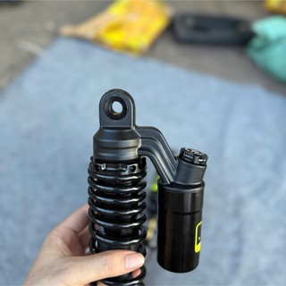Phuộc sau RCB đen ty vàng có bình dầu Airblade - Pcx - Sh ý - Mod Tem
