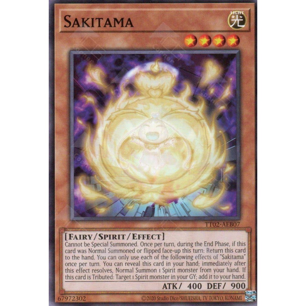 Thẻ bài Yugioh chính hãng: Sakitama - TT02-AEB07 - Common