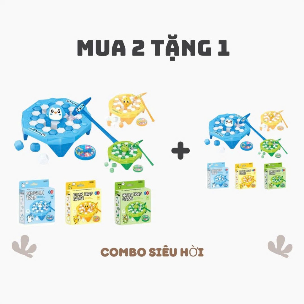 (MUA 2 TẶNG 1)Đồ chơi trò chơi phá băng DARNELL, Nhựa vịt, Ếch thú vị Đồ chơi phát triển trí tuệ cho trẻ em