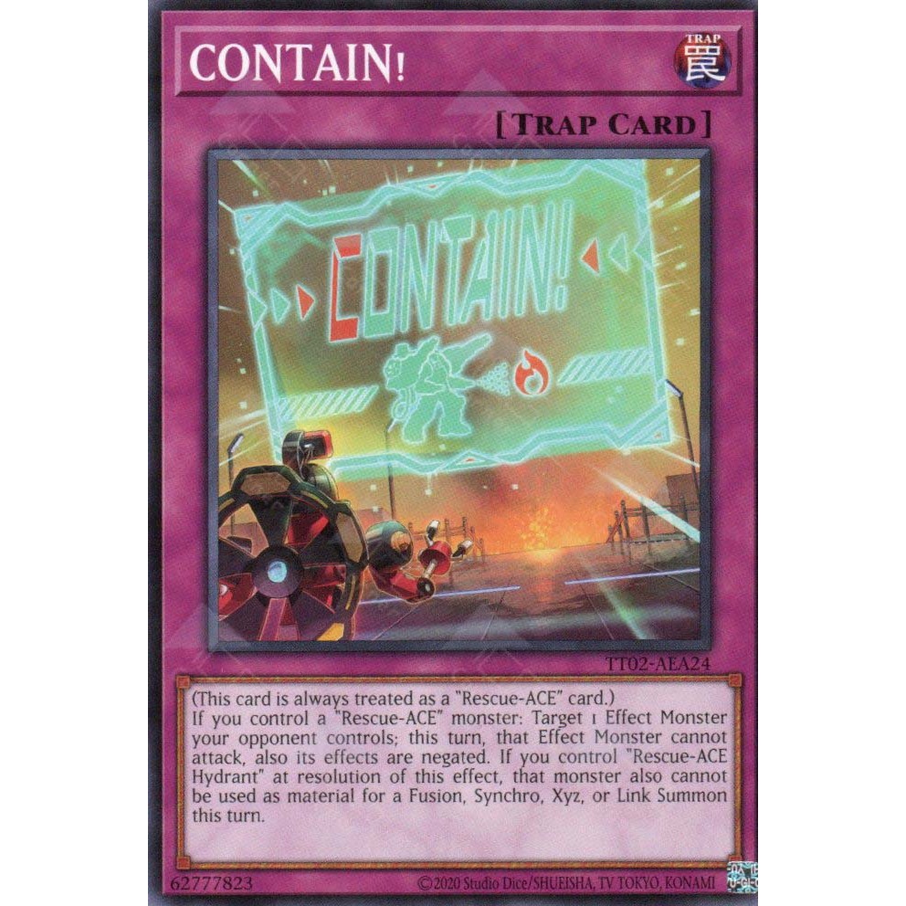Thẻ bài Yugioh chính hãng: CONTAIN - TT02-AEA24 - Common