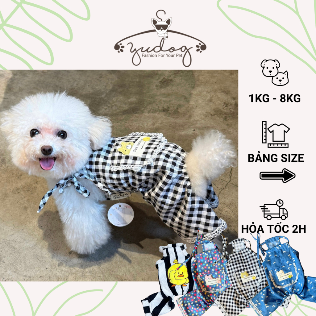 Jum yếm dễ thương cho chó mèo yudog