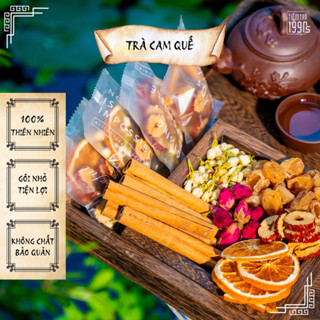   Gói lẻ  Trà cam quế 6 vị dưỡng họng giảm ho bổ phế trà thảo mộc đẹp da giảm cân - Tiệm Trà 1900s 