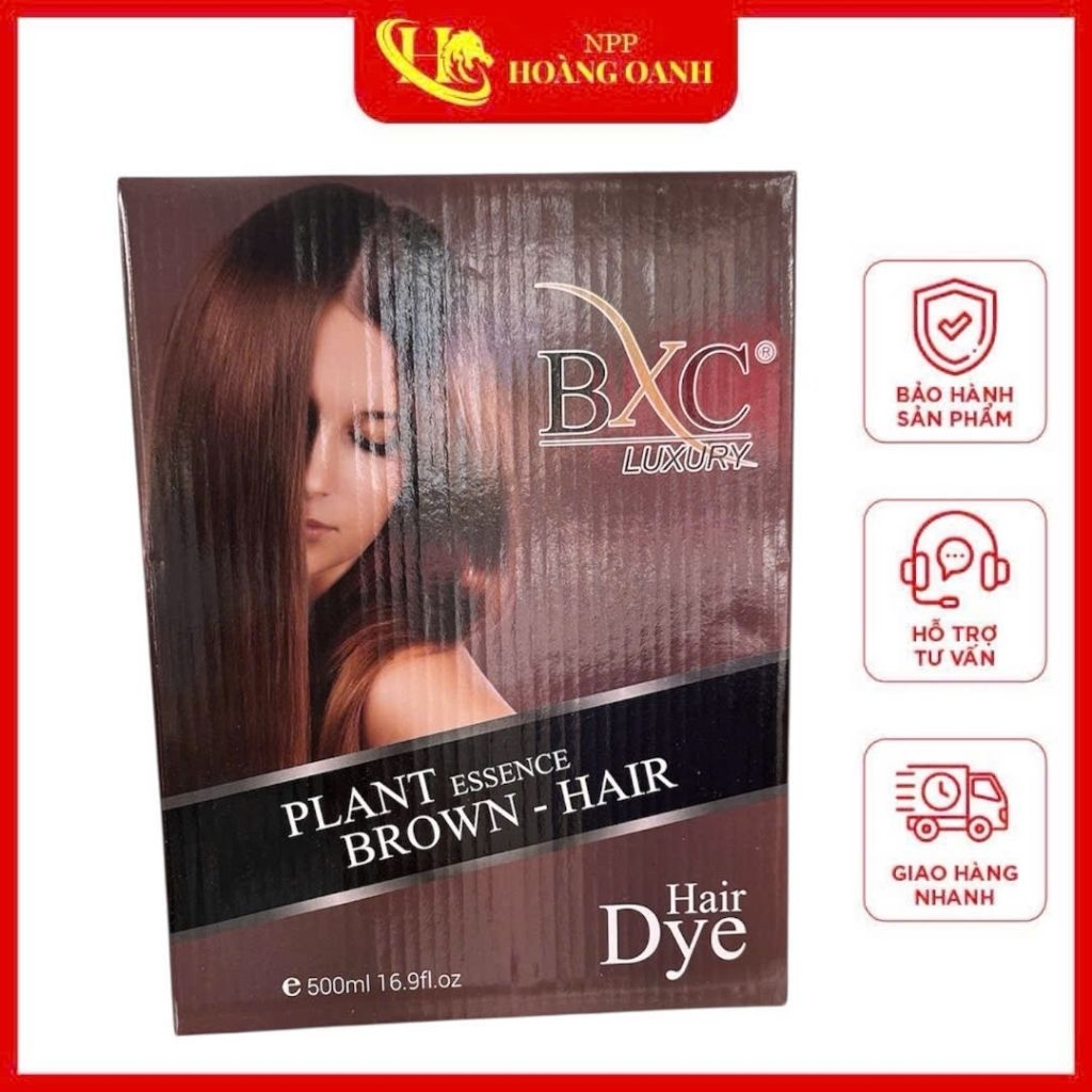 Nhuộm nâu phủ bạc BXC Luxury không bám da đầu