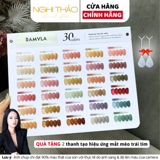  Set sơn gel thạch đục RAMYLA 30 màu Nghi Thảo 