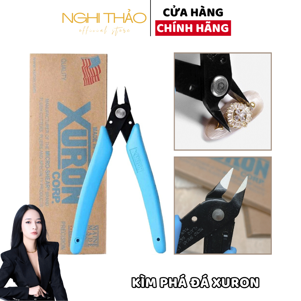Kìm xuron phá đá nail Nghi Thảo