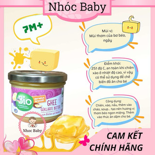 Bơ Ghee hữu cơ dmBio, EASY cho bé 7m+